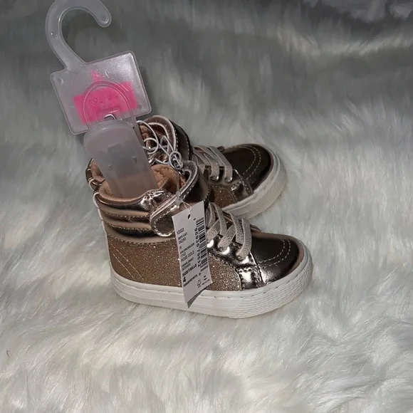 High Top Children's Place Gold Shoes The Children's Place